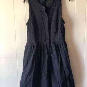 JCrew eyelet lined sleeveless dress- size 10